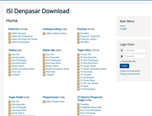 Tablet Screenshot of download.isi-dps.ac.id